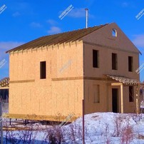 Дом в поселке Балакирево двухэтажный 153 м² | фото, отзывы, цена