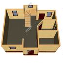 Проект одноэтажного дома с мансардным этажом «Черемуха» из СИП панелей | фото, отзывы, цена