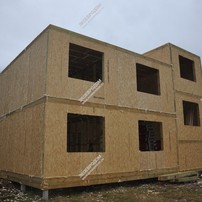 Дом в деревне Румянцево двухэтажный 237,9 м² из СИП панелей | фото, отзывы, цена