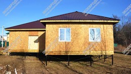Дом в городе Ефремове одноэтажный 151,9 м² из СИП панелей | фото, отзывы, цена