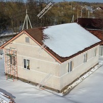 Дом в деревне Семеновская одноэтажный 117,2 м² из СИП панелей | фото, отзывы, цена