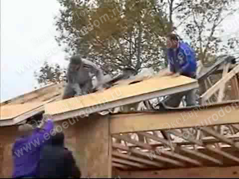 Крыша из SIP-панелей - своими руками