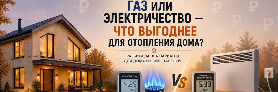 Газ или электричество – что выгоднее для отопления дома в 2026 году?