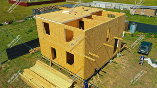 Дом в ИЖС Сказка-6 двухэтажный 160,0 м² из СИП панелей | фото, отзывы, цена