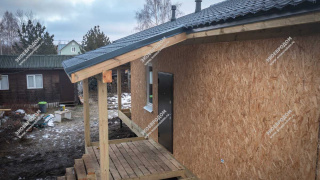 Дом в СНТ Хомьяново одноэтажный 89,8 м² из СИП панелей | фото, отзывы, цена
