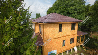Дом в поселении Филимонковское двухэтажный 275,9 м² из СИП панелей | фото, отзывы, цена
