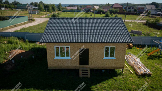 Дом в деревне Шепилово одноэтажный 81 м² из СИП панелей | фото, отзывы, цена