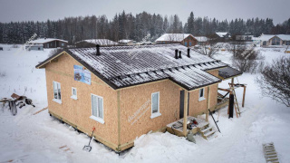 Дом в коттеджном поселке Ситники одноэтажный 122,7 м² из СИП панелей | фото, отзывы, цена