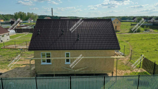 Дом в деревне Сенино одноэтажный 80 м² из СИП панелей | фото, отзывы, цена