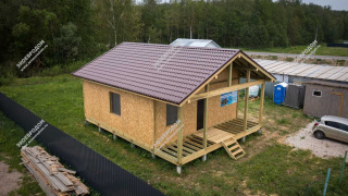 Дом в КП Шишкино одноэтажный 80,7 м² из СИП панелей | фото, отзывы, цена