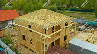 Дом в поселке Рябинка-1 двухэтажный 161,6 м² из СИП панелей | фото, отзывы, цена