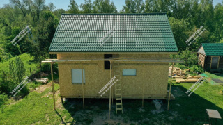 Дом в деревне Гаврильцево одноэтажный 160 м² из СИП панелей | фото, отзывы, цена