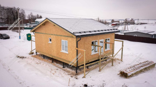 Дом в селе Черкизово одноэтажный 80 м² из СИП панелей | фото, отзывы, цена