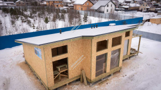 Дом в деревне Петровское одноэтажный 130,5 м² из СИП панелей | фото, отзывы, цена