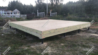 Дом в деревне Савватьево одноэтажный с мансардным этажом 84,5 м² из СИП панелей | фото, отзывы, цена