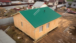 Дом в КП Колонтаево Клаб одноэтажный 100 м² из СИП панелей | фото, отзывы, цена
