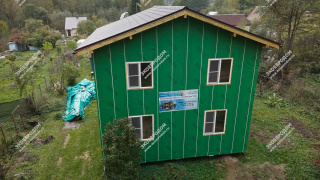 Дом в СНТ Анфалово-2 двухэтажный 129,8 м² из СИП панелей | фото, отзывы, цена