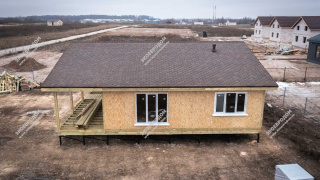 Дом в селе Успенское одноэтажный 146,9 м² из СИП панелей | фото, отзывы, цена