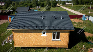 Дом в деревне Шепилово одноэтажный 81 м² из СИП панелей | фото, отзывы, цена