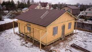 Дом в деревне Ионово одноэтажный 101 м² из СИП панелей | фото, отзывы, цена
