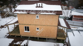 Дом в посёлке Удельная двухэтажный 187,2 м² из СИП панелей | фото, отзывы, цена