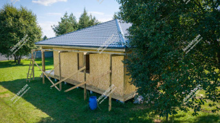 Дом в селе Саввино одноэтажный 144 м² из СИП панелей | фото, отзывы, цена