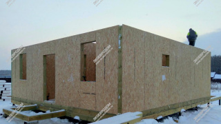 Дом в поселке Балакирево двухэтажный 153 м² из СИП панелей | фото, отзывы, цена