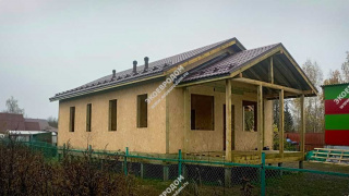 Дом в селе Петровское одноэтажный 114,5 м² из СИП панелей | фото, отзывы, цена