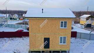 Дом в СНТ Зорька двухэтажный 144 м² из СИП панелей | фото, отзывы, цена