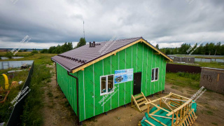 Дом в квартале 30390 одноэтажный 100 м² из СИП панелей | фото, отзывы, цена