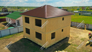 Дом в селе Карпово двухэтажный 161,5 м² из СИП панелей | фото, отзывы, цена