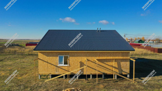 Дом в селе Лукерьино одноэтажный 255,2 м² из СИП панелей | фото, отзывы, цена