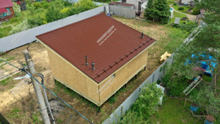 Дом в СНТ Подмосковье одноэтажный 54,6 м² из СИП панелей | фото, отзывы, цена