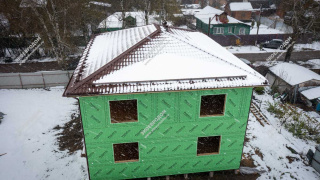 Дом в городе Ногинск двухэтажный 249,4 м² из СИП панелей | фото, отзывы, цена
