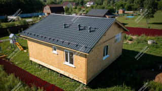Дом в деревне Шепилово одноэтажный 81 м² из СИП панелей | фото, отзывы, цена