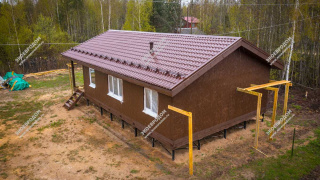 Дом в СНТ Покровчанин одноэтажный 94 м² из СИП панелей | фото, отзывы, цена