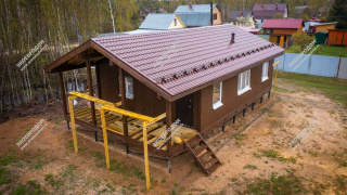 Дом в СНТ Покровчанин одноэтажный 94 м² из СИП панелей | фото, отзывы, цена
