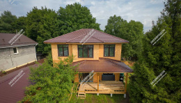 Дом в поселении Филимонковское двухэтажный 275,9 м² из СИП панелей | фото, отзывы, цена