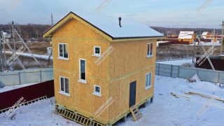 Дом в СНТ Зорька двухэтажный 144 м² из СИП панелей | фото, отзывы, цена