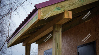 Дом в дачном поселке Карпово Кантри Клаб одноэтажный 74,4 м² из СИП панелей | фото, отзывы, цена