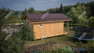 Дом в деревне Бухторма одноэтажный 52,5 м² из СИП панелей | фото, отзывы, цена