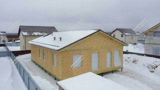 Дом в городе Павловский Посад одноэтажный 150 м² из СИП панелей | фото, отзывы, цена