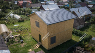 Дом в городе Лосино-Петровский двухэтажный 129,8 м² из СИП панелей | фото, отзывы, цена
