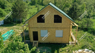 Дом в деревне Гаврильцево одноэтажный 160 м² из СИП панелей | фото, отзывы, цена