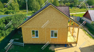 Дом в поселке Шувое одноэтажный 120,0 м² из СИП панелей | фото, отзывы, цена
