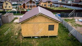 Дом в КП Шишкино одноэтажный 80,7 м² из СИП панелей | фото, отзывы, цена