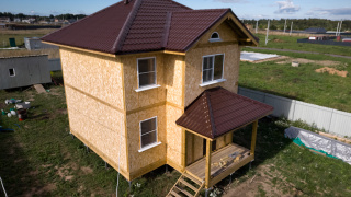 Дом в КП Зыковские дали двухэтажный 131,6 м² из СИП панелей | фото, отзывы, цена