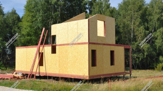 Дом в деревне Иванькино двухэтажный 219,8 м² из СИП панелей | фото, отзывы, цена