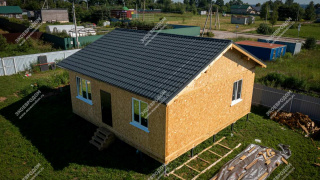 Дом в деревне Шепилово одноэтажный 81 м² из СИП панелей | фото, отзывы, цена