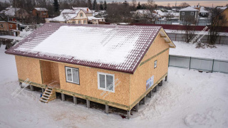 Дом в селе Речицы одноэтажный 145,2 м² из СИП панелей | фото, отзывы, цена